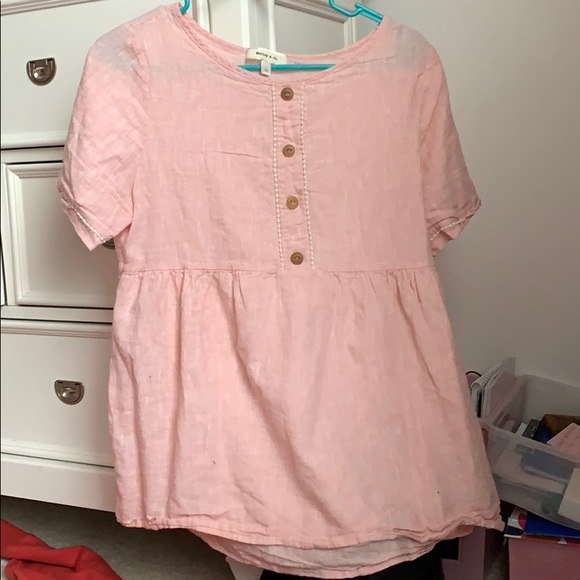pink babydoll top